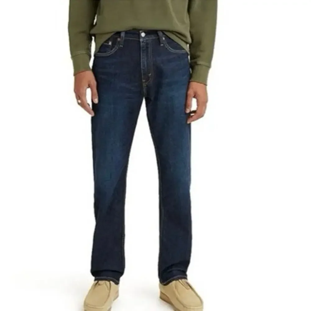 Levi's 505 Straight Leg Jeans in Dark Blue Denim W29 L32